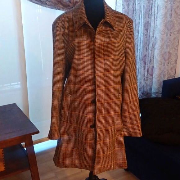 Express Long Dresscoat Houndstooth - Picture 2 of 12